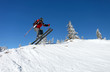 Photo: Jumping skier Jumping skier