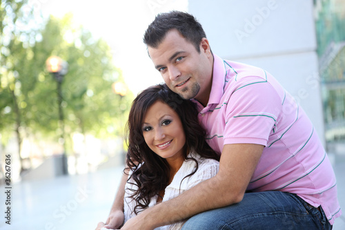 Photo: Sweet happy couple in love Sweet happy couple in love