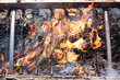 Bed on the fire