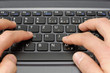 Tastatur und Hände