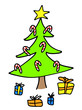 Vector: Christmas tree Christmas tree