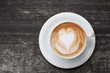 Cappuccino mit Herz