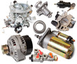 Set of auto spare parts
