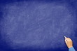 Chalkboard - blue blackboard with hand