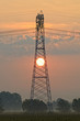 Alba nel traliccio / sunset in Power Pylons