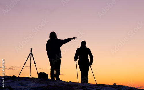 Foto: Naturfotograf bei der Arbeit Naturfotograf bei der Arbeit