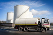 Truck With Fuel Tank .