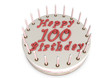 Photo : Torte 100 Geburtstag