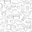 kitchen equipment pattern