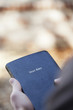 Holding the Bible