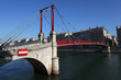 Passerelle sur la Saone Passerelle sur la Saone