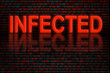 Illustration: Software code or digital data infected by a virus Software code or digital data infected by a virus
