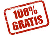Grunge Stempel rot 100% GRATIS