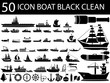 50 ICON PC BOAT BLACK CLEAN