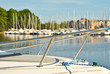 Segelboothafen in Hourtin-Port