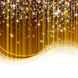 Goldener Hintergrund mit Sterne