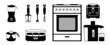 Kitchen electronics - icon set