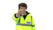Thumbs up security guard