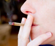 smoking joint closeup with smoke smoking joint closeup with smoke