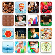 Collection of icons for programs and games