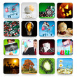 Collection of icons for programs and games