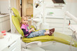 girl in dentist office