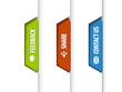 Feedback, share, contact us tabs Feedback, share, contact us tabs