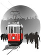 Vector: Istiklal old tram Istiklal old tram