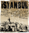 Vector: Galata Tower Scene for artwork Galata Tower Scene for artwork