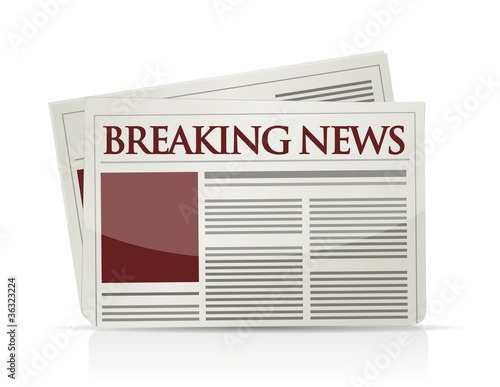 Illustration: breaking news illustration design breaking news illustration design