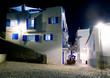 Ibiza island white houses in the night Ibiza island white houses in the night