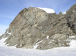 rock formation near ski trail