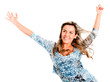 Carefree woman