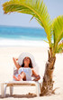 Woman at the beach