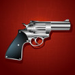 Grunge hand gun background