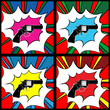 Pop art pistol