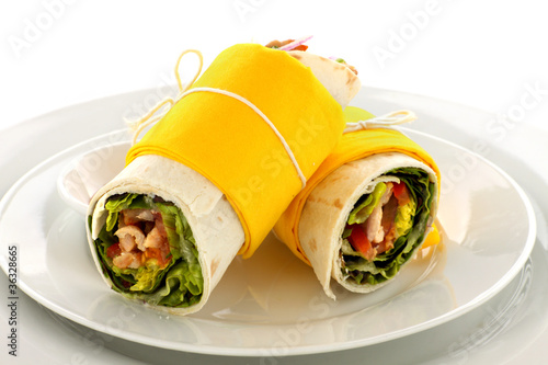 Photo: Spicy Chicken Wrap Spicy Chicken Wrap