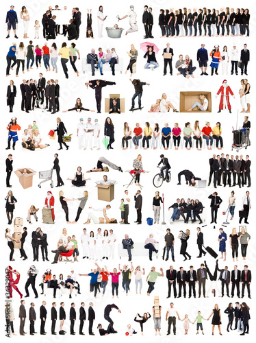 Photo: Collage of People Collage of People