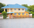 house flood in Thailand