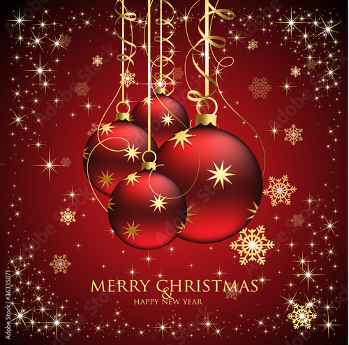 Vektor: Merry Christmas Card Merry Christmas Card