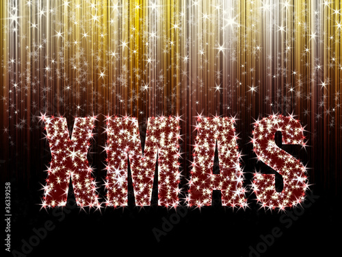 Illustration: XMAS, Sterne und Streifen XMAS, Sterne und Streifen