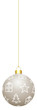 Boule de Noël perle avec motifs décoratifs Boule de Noël perle avec motifs décoratifs