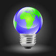 Earth Shaped Bulb