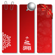 Vector Christmas offer banners - EPS 10