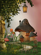 mushroom house