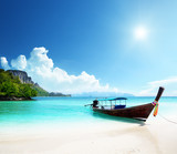 long boat and poda island in Thailand - Fine Art prints