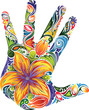 Palm-flower