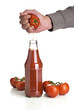 Tomate ausquetschen Tomate ausquetschen