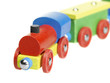 colorful wooden toy train