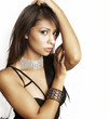 Beautiful brunette young woman